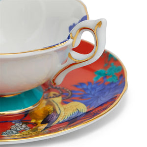 
                  
                    Load image into Gallery viewer, Golden Parrot Teacup &amp;amp; Saucer
                  
                