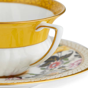 
                  
                    Load image into Gallery viewer, Primrose Teacup &amp;amp; Saucer
                  
                