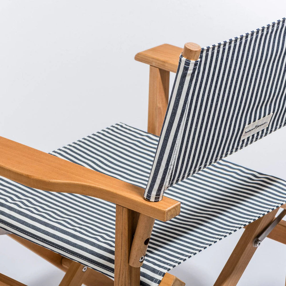 
                  
                    Load image into Gallery viewer, Directors Chair - Laurens Navy Stripe
                  
                