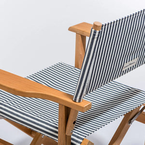 
                  
                    Load image into Gallery viewer, Directors Chair - Laurens Navy Stripe
                  
                