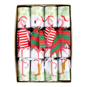 
                  
                    Load image into Gallery viewer, Christmas Flamingos Crackers - 8 Per Box
                  
                