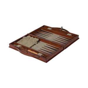 
                  
                    Load image into Gallery viewer, Backgammon Set in Leather Case
                  
                