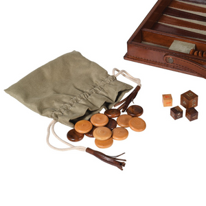 
                  
                    Load image into Gallery viewer, Backgammon Set in Leather Case
                  
                