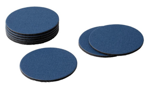 
                  
                    Load image into Gallery viewer, Classic Canvas Felt-Backed Coasters in Navy 8pcs
                  
                