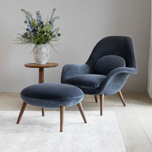 
                  
                    Load image into Gallery viewer, Swoon Lounge Chair + Ottoman
                  
                