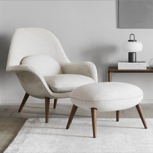 
                  
                    Load image into Gallery viewer, Swoon Lounge Chair + Ottoman
                  
                