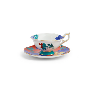 
                  
                    Load image into Gallery viewer, Golden Parrot Teacup &amp;amp; Saucer
                  
                