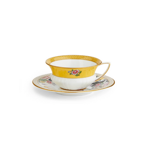 
                  
                    Load image into Gallery viewer, Primrose Teacup &amp;amp; Saucer
                  
                