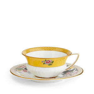 
                  
                    Load image into Gallery viewer, Primrose Teacup &amp;amp; Saucer
                  
                